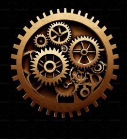 Steampunk Zahnräder